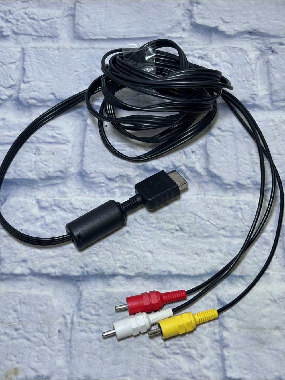 Genuine Original Sony PlayStation PS1 PS2 PS3 AV Audio Video Cable RCA Component